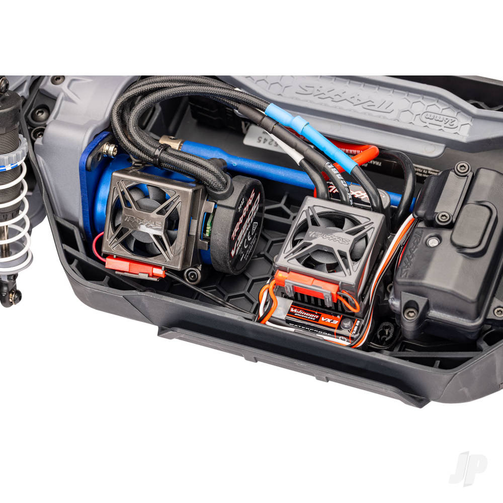 Traxxas Rustler 1:10 4WD RTR Stadium Truck, Red (+ TQi Sport 2-ch, TSM, VX3, Velineon V3200, Clipless Body)-13