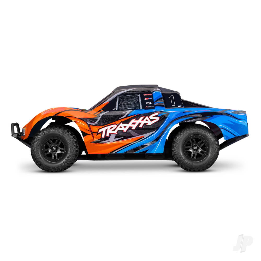 Traxxas Slash 4WD 1:10 4WD RTR Short Course Truck, Orange (+ TQi Sport 2-ch, VX3, Velineon V3200, Clipless Body)-2