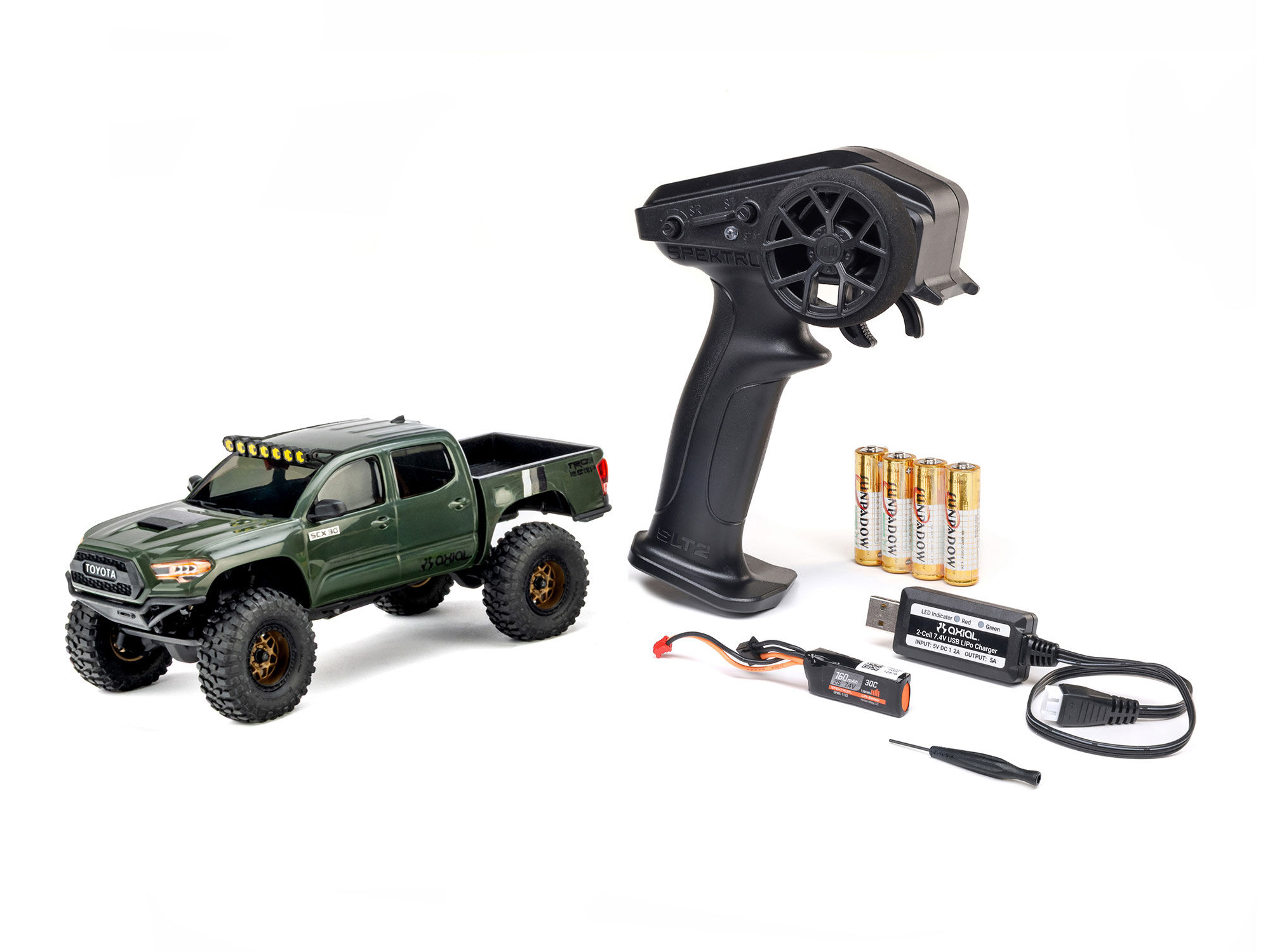 1/30 SCX30 Toyota Tacoma TRD Pro Extreme Off-Road 4X4 RTR