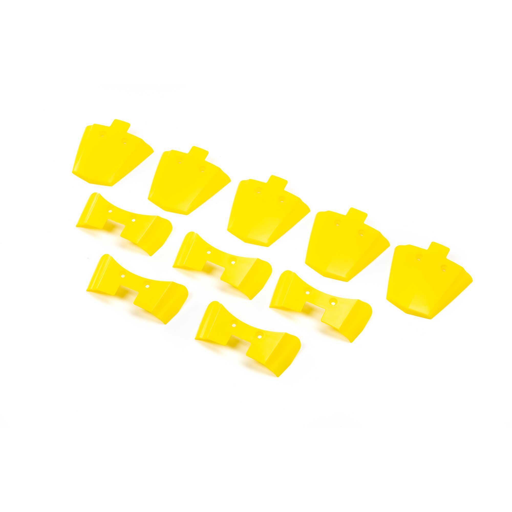 Rear Fender Pack, Yellow: Promoto-MX/SM