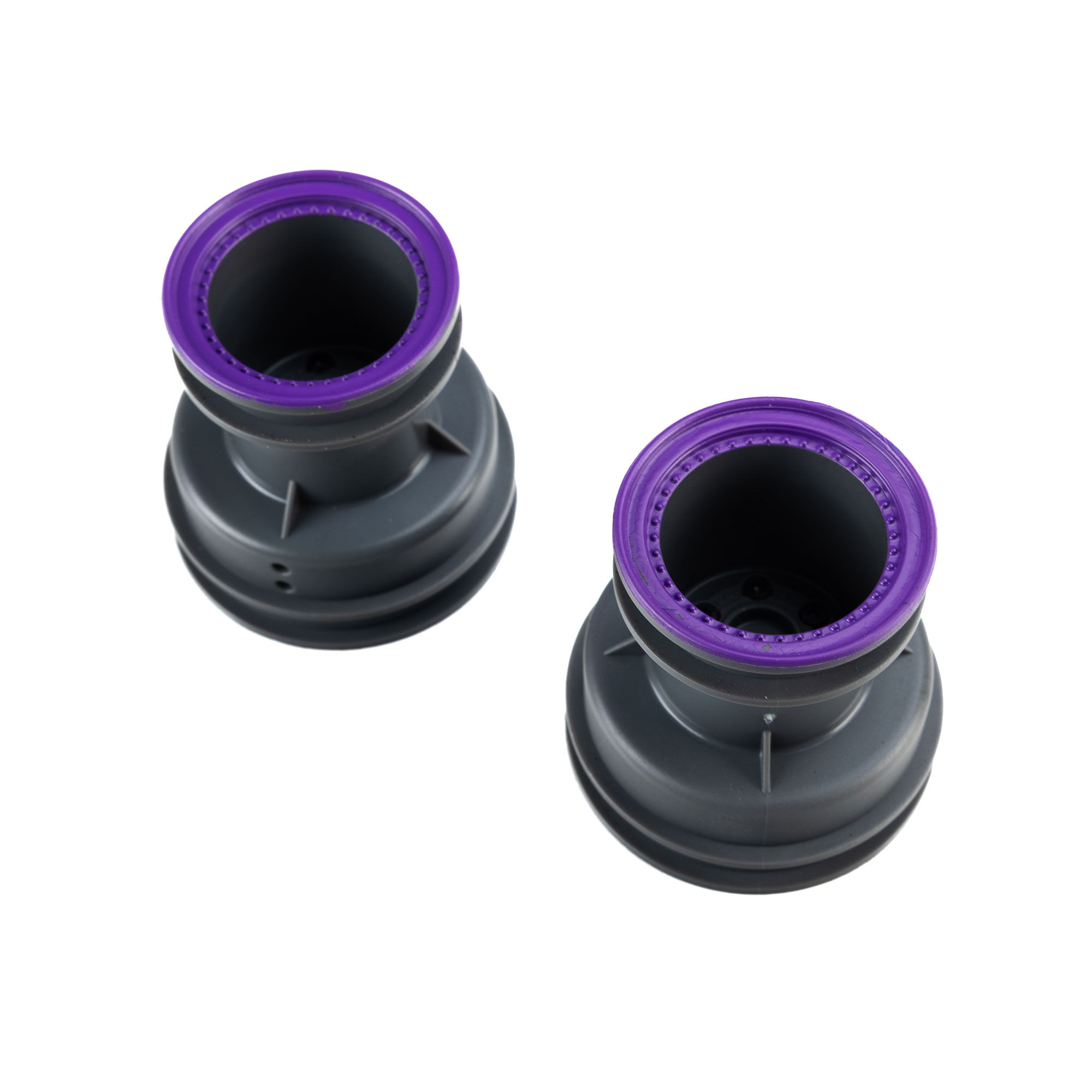 MT Wheel, Purple Beadlock, Light Grey (2): Mini LMT
