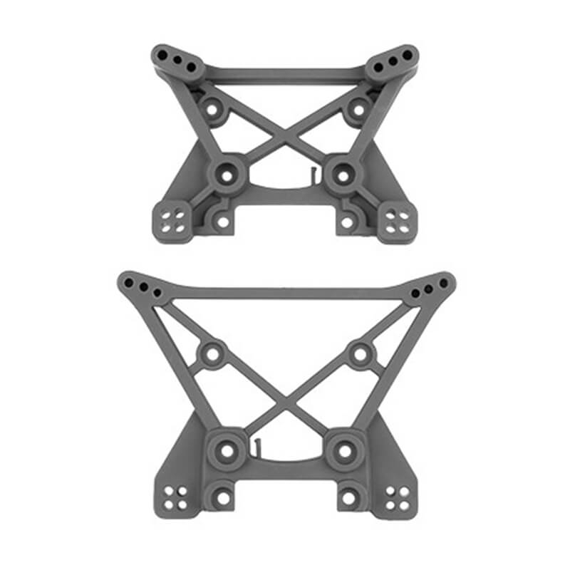 Team Associated Rival Mt10 Ft Shock Tower Set, Grey