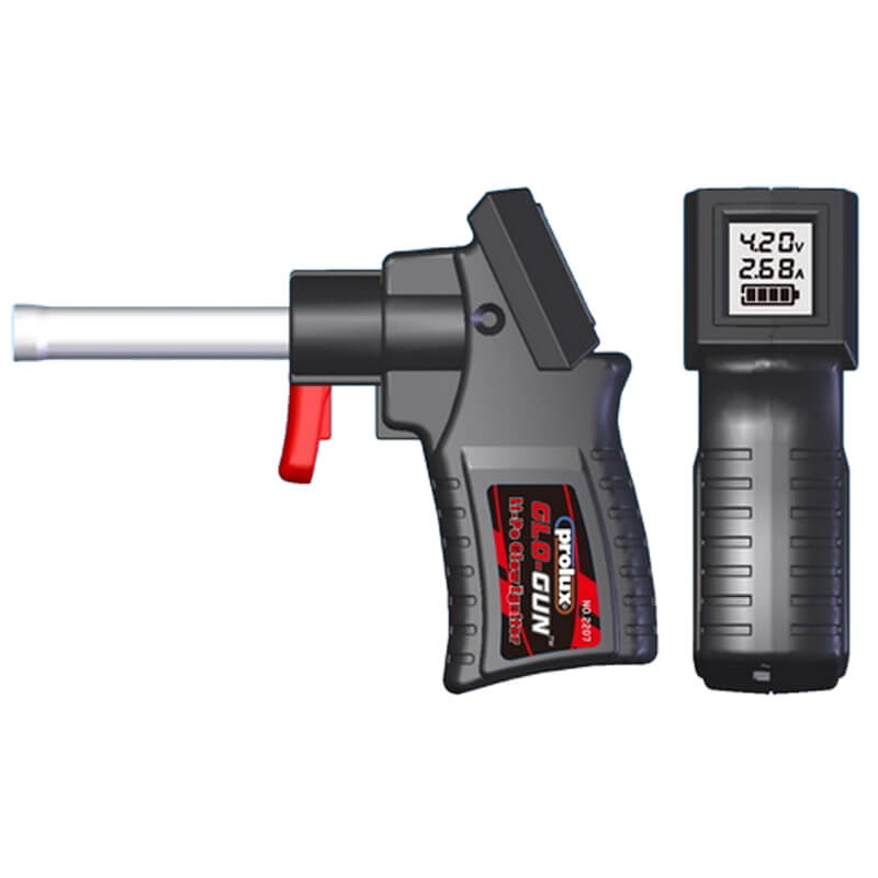 Prolux Glo-gun Lipo Glow Ignitor With Lcd Indicator Usb-c Cable