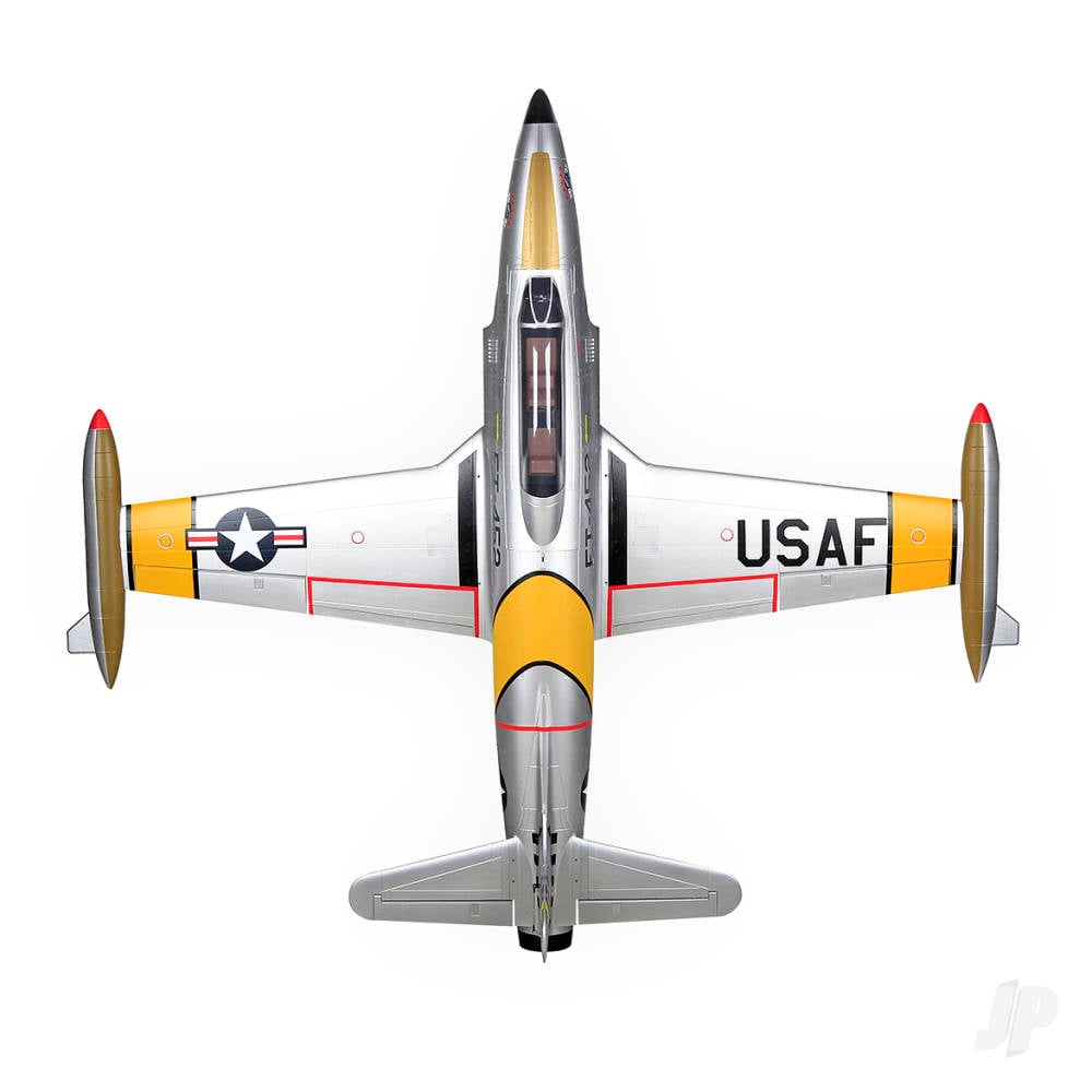 T-33 120mm EDF Foam Jet, Yellow Ribbon (PNP 12S)-2