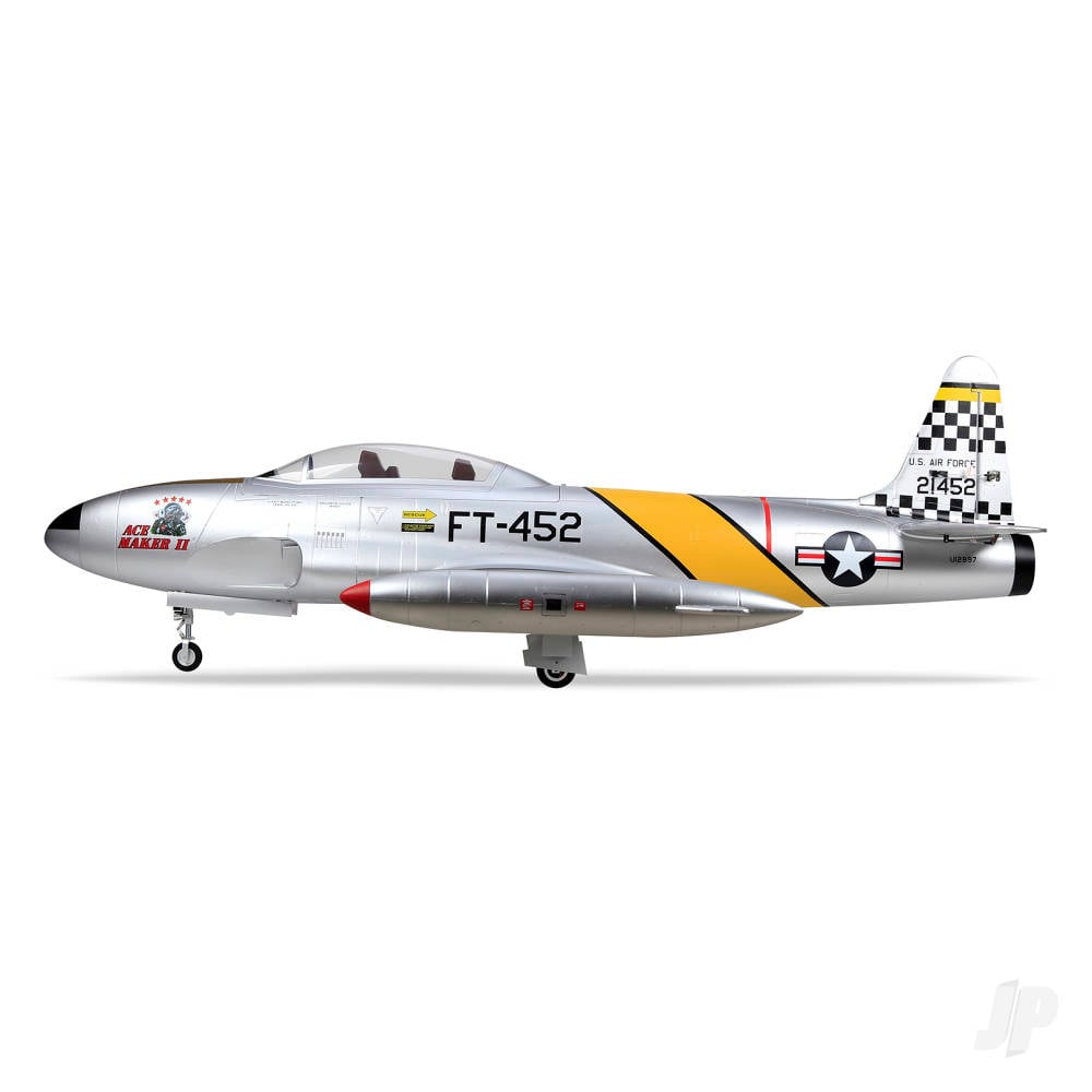 T-33 120mm EDF Foam Jet, Yellow Ribbon (PNP 12S)-3
