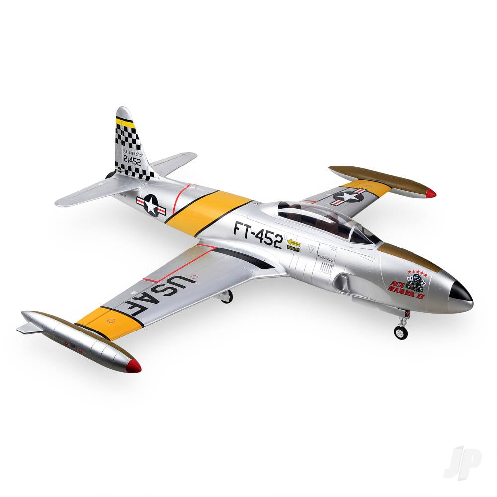 T-33 120mm EDF Foam Jet, Yellow Ribbon (PNP 12S)-4