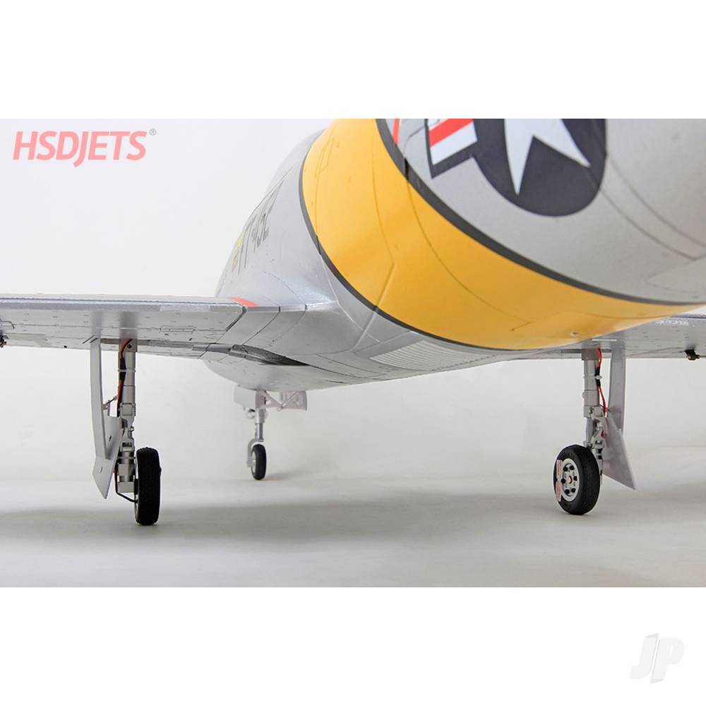 T-33 120mm EDF Foam Jet, Yellow Ribbon (PNP 12S)-6