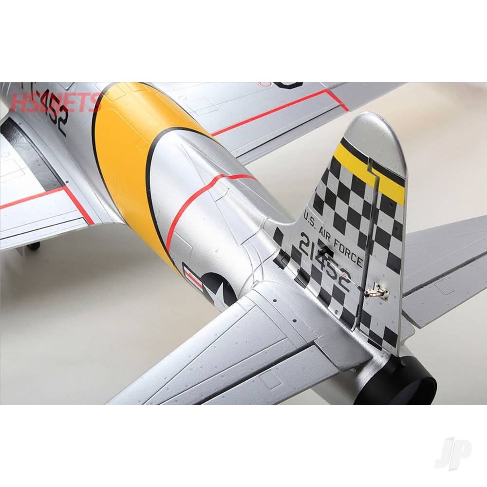 T-33 120mm EDF Foam Jet, Yellow Ribbon (PNP 12S)-7