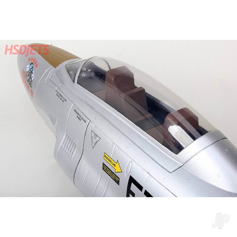 T-33 120mm EDF Foam Jet, Yellow Ribbon (PNP 12S)-9