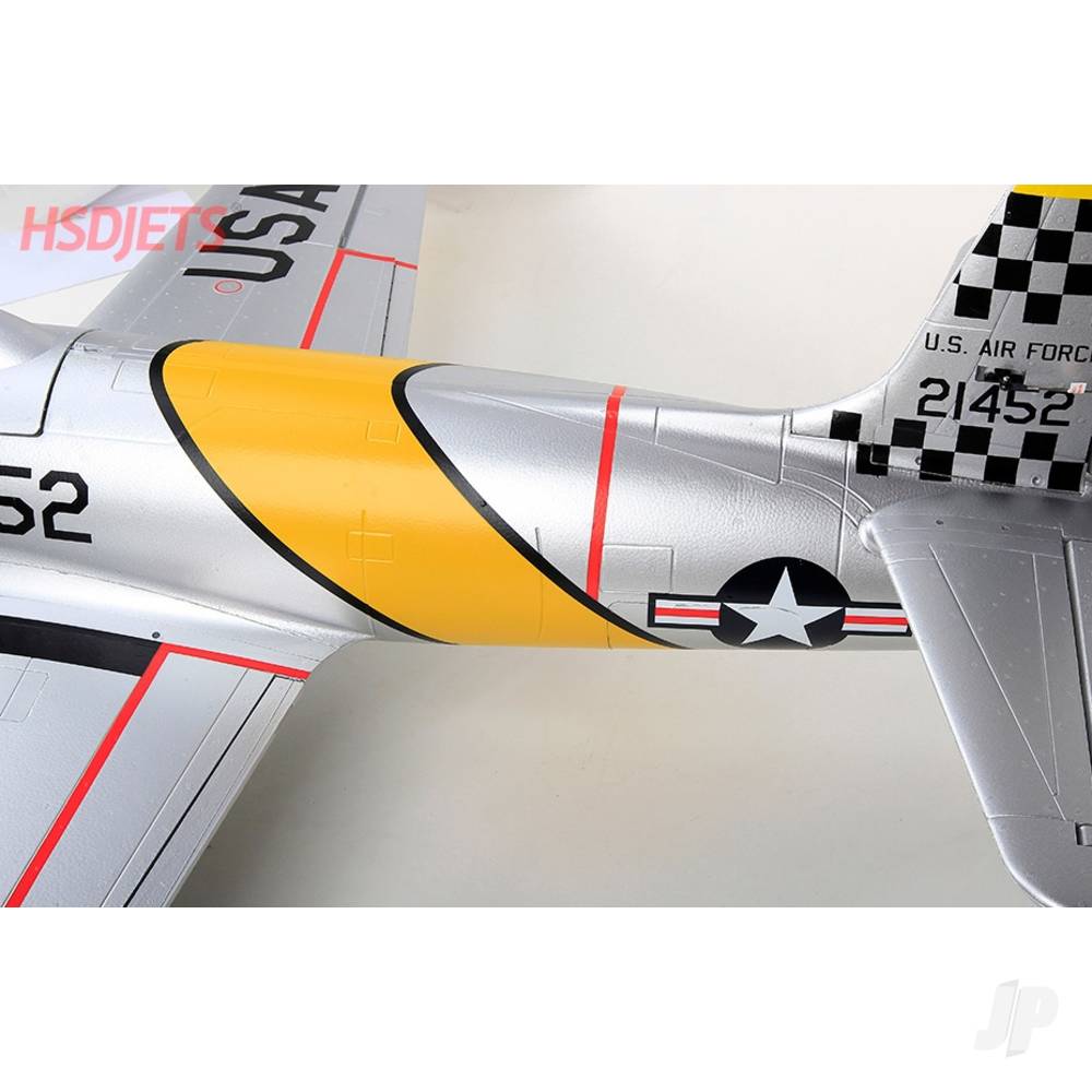 T-33 120mm EDF Foam Jet, Yellow Ribbon (PNP 12S)-10