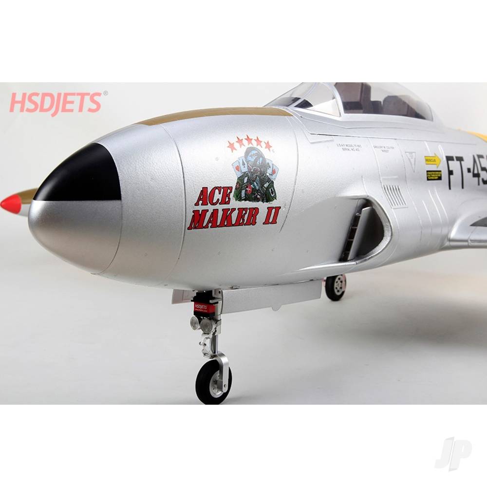 T-33 120mm EDF Foam Jet, Yellow Ribbon (PNP 12S)-11