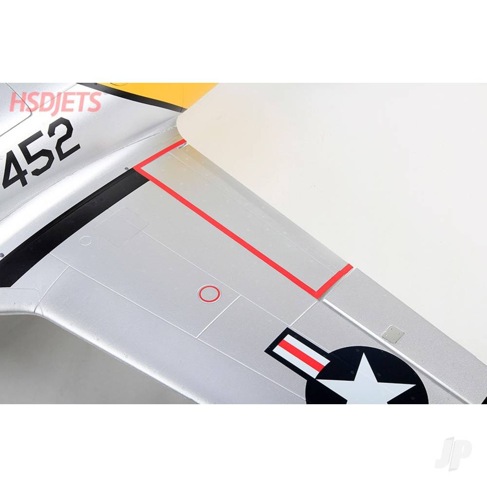 T-33 120mm EDF Foam Jet, Yellow Ribbon (PNP 12S)-12