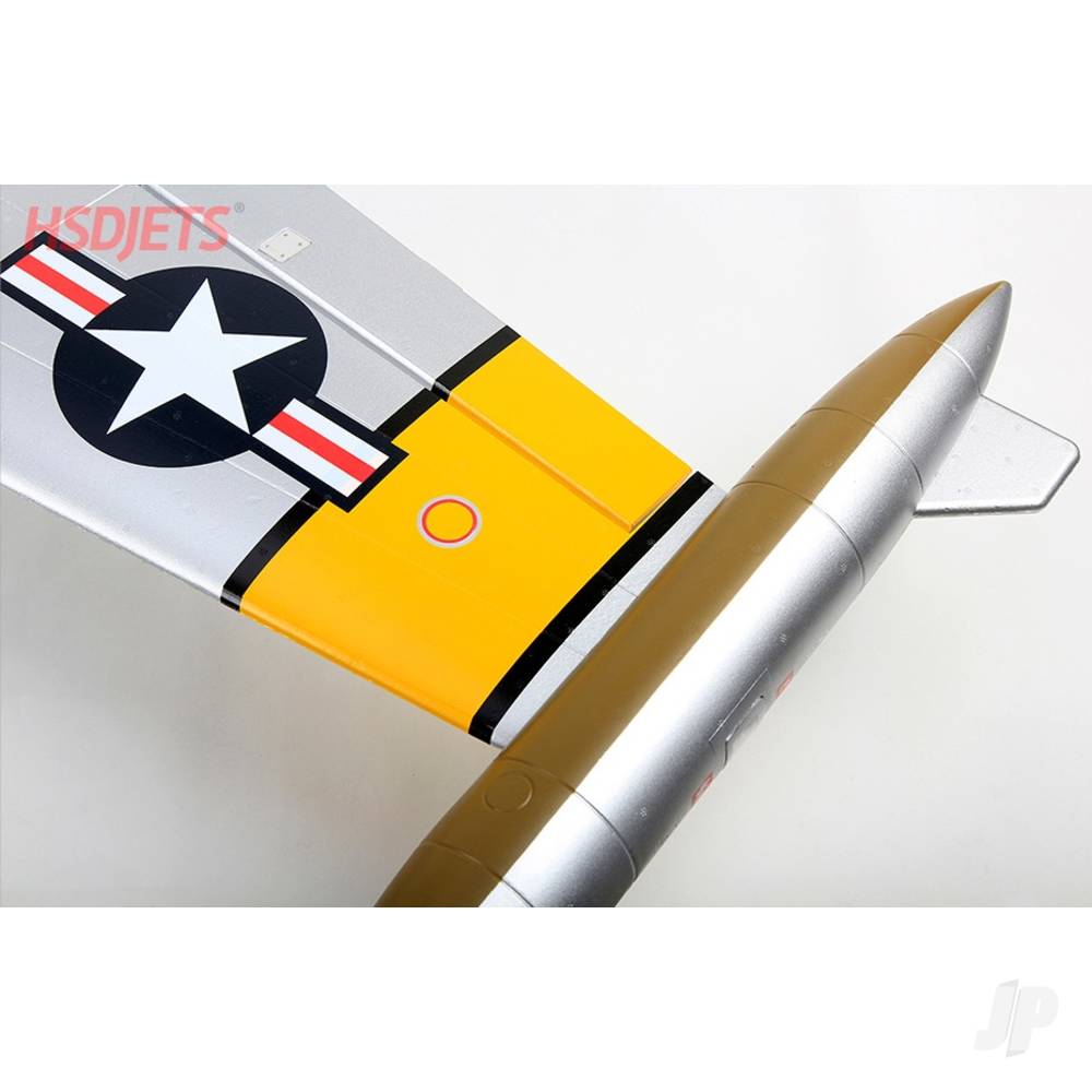 T-33 120mm EDF Foam Jet, Yellow Ribbon (PNP 12S)-13