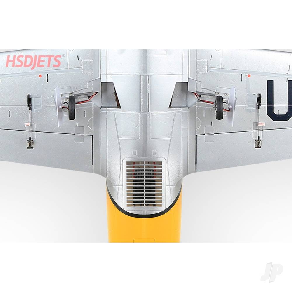 T-33 120mm EDF Foam Jet, Yellow Ribbon (PNP 12S)-14