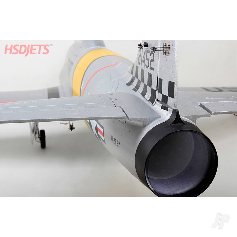 T-33 120mm EDF Foam Jet, Yellow Ribbon (PNP 12S)-15