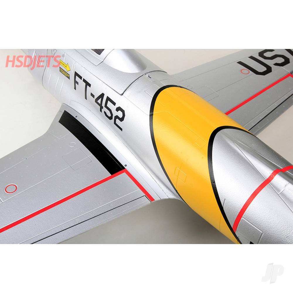 T-33 120mm EDF Foam Jet, Yellow Ribbon (PNP 12S)-17