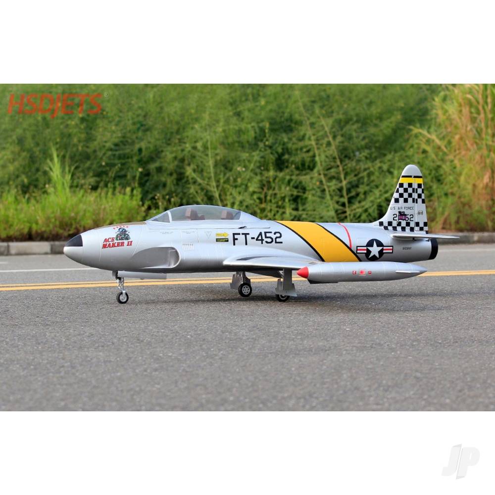 T-33 120mm EDF Foam Jet, Yellow Ribbon (PNP 12S)-18
