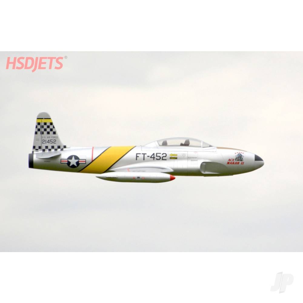 T-33 120mm EDF Foam Jet, Yellow Ribbon (PNP 12S)-19