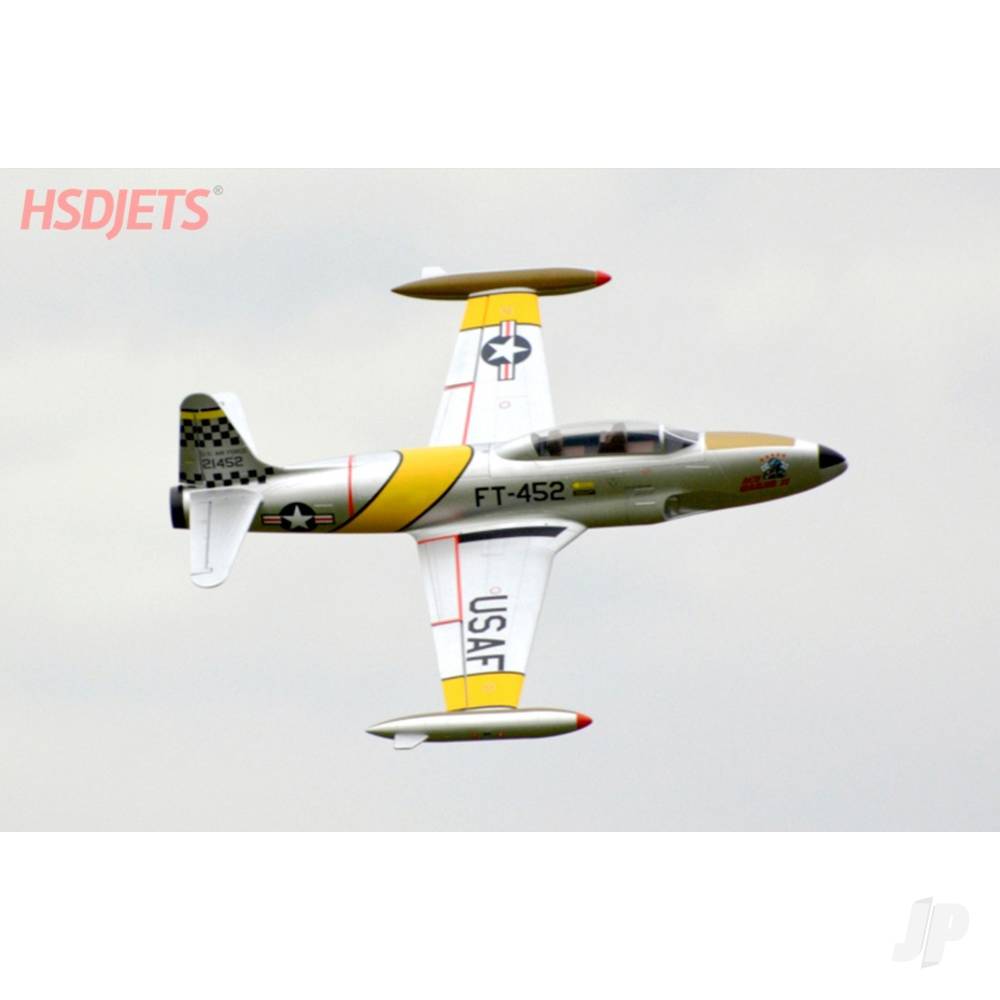 T-33 120mm EDF Foam Jet, Yellow Ribbon (PNP 12S)-20