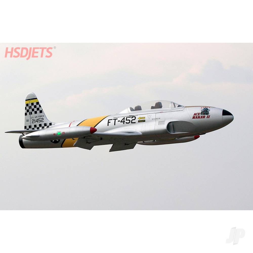 T-33 120mm EDF Foam Jet, Yellow Ribbon (PNP 12S)-21