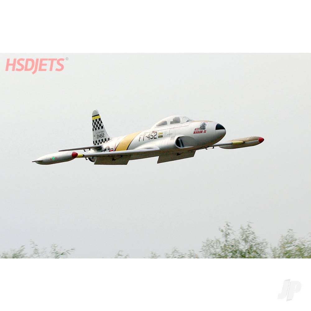 T-33 120mm EDF Foam Jet, Yellow Ribbon (PNP 12S)-22
