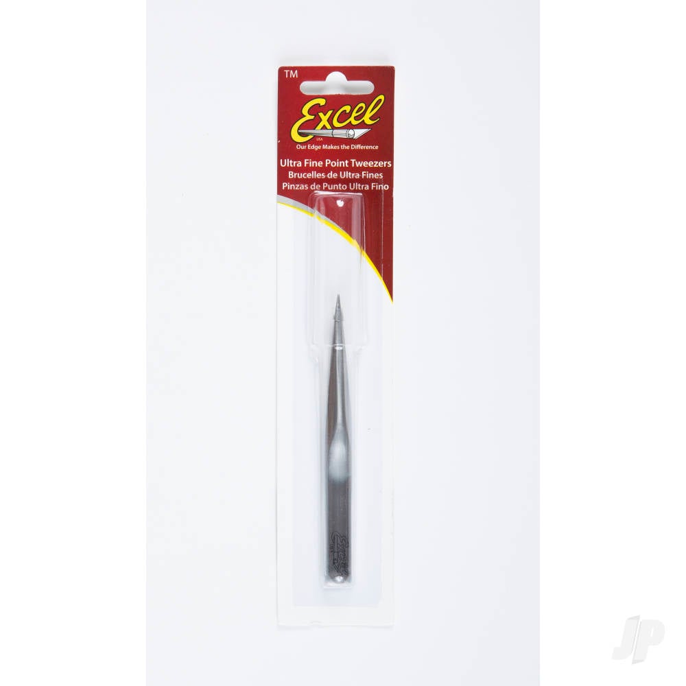 Hollow Handle Ultra Fine Point Tweezers, Polished (Carded)-3