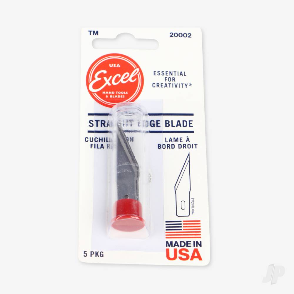 #2 Straight Edge Blade, Shank 0.345" (0.88 cm) (5 pcs) (Carded)-6