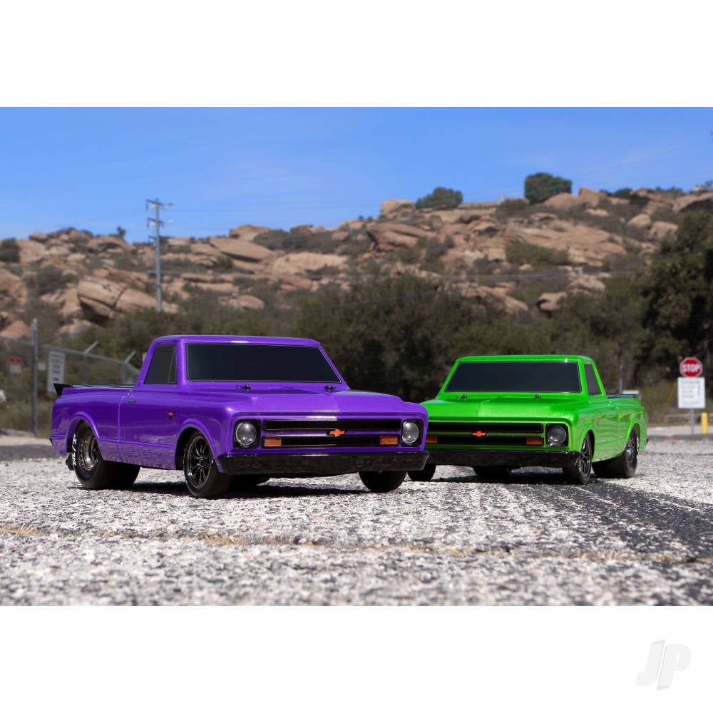 Drag Slash 1:10 2WD Brushless Electric RTR Drag Racing Truck, Green Machine (+ TQi 2-ch, TSM, VXL-3S, Velineon 3500kV)-10