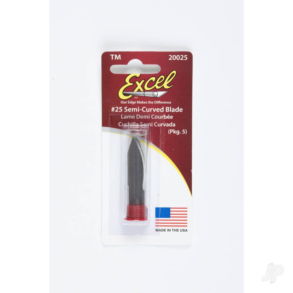 #25 Contoured Blade, Shank 0.345" (0.88 cm) (5 pcs) (Carded)-6