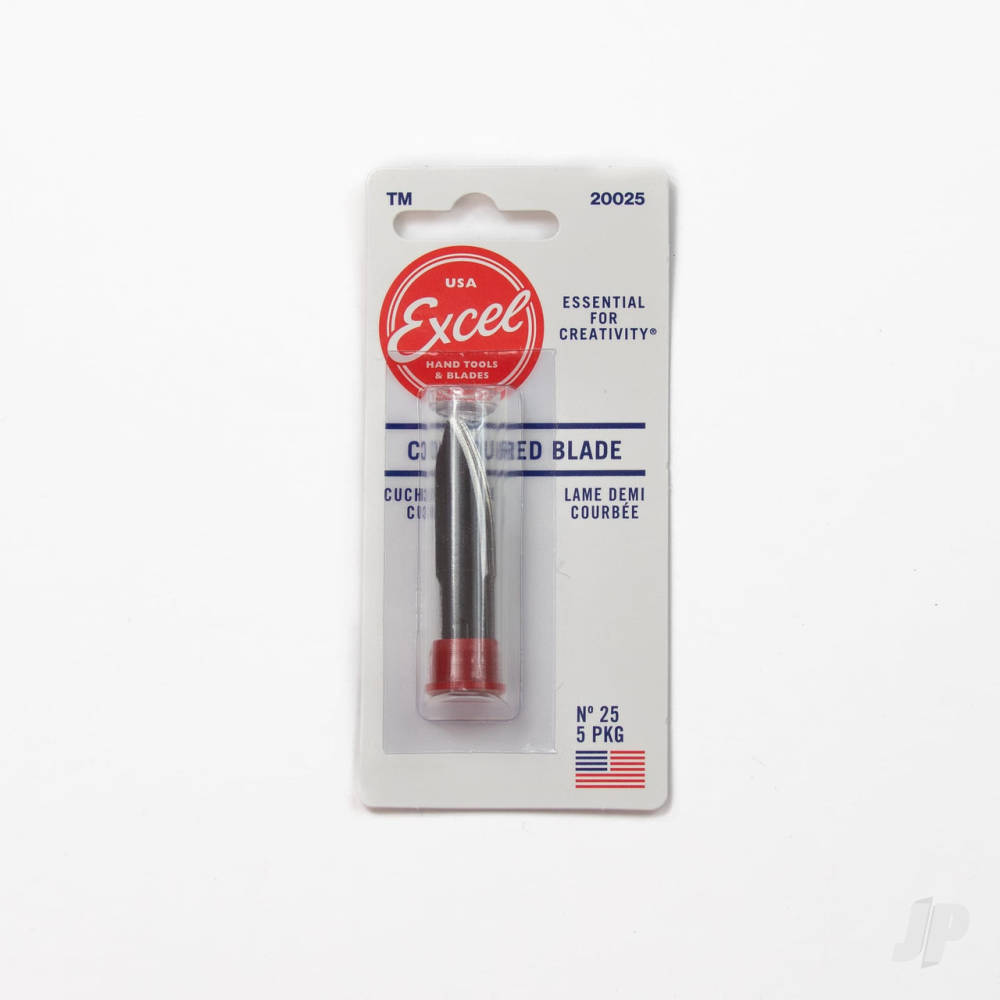 #25 Contoured Blade, Shank 0.345" (0.88 cm) (5 pcs) (Carded)-7