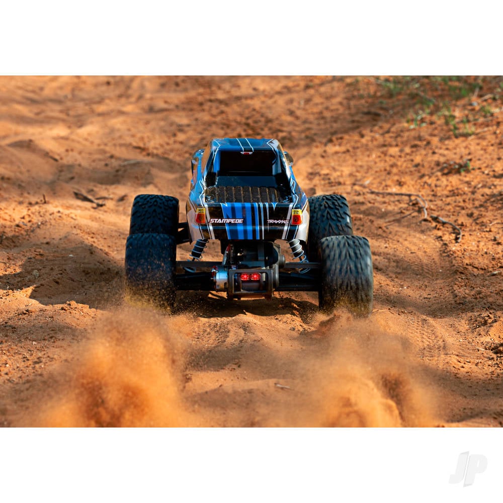 Green Stampede 1:10 2WD RTR Electric Monster Truck (+ TQ 2-ch, XL-5, Titan 550, 7-Cell NiMH, DC charger, LED lights)-10