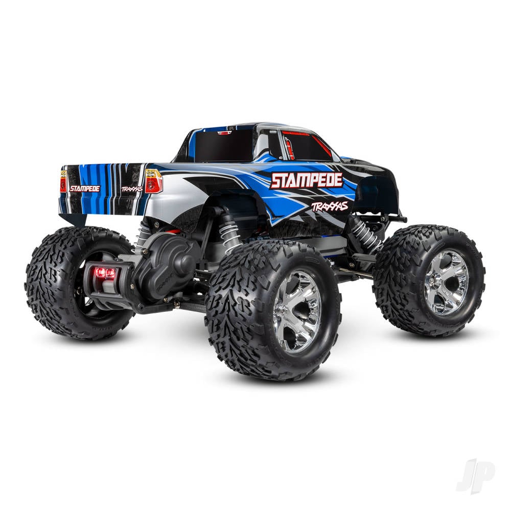 Blue Stampede 1:10 2WD RTR Electric Monster Truck (+ TQ 2-ch, XL-5, Titan 550, 7-Cell NiMH, DC charger, LED lights)-3