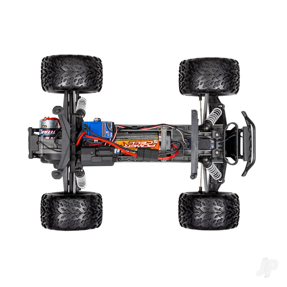 Blue Stampede 1:10 2WD RTR Electric Monster Truck (+ TQ 2-ch, XL-5, Titan 550, 7-Cell NiMH, DC charger, LED lights)-6