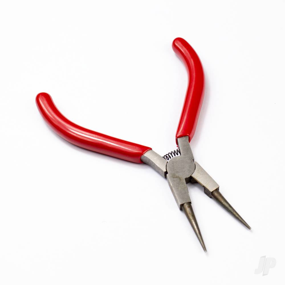 5in Spring Loaded Soft Grip Plier, Round Nose (Carded)-2