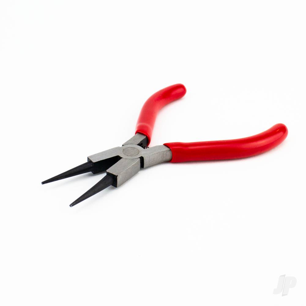5in Spring Loaded Soft Grip Plier, Round Nose (Carded)-3