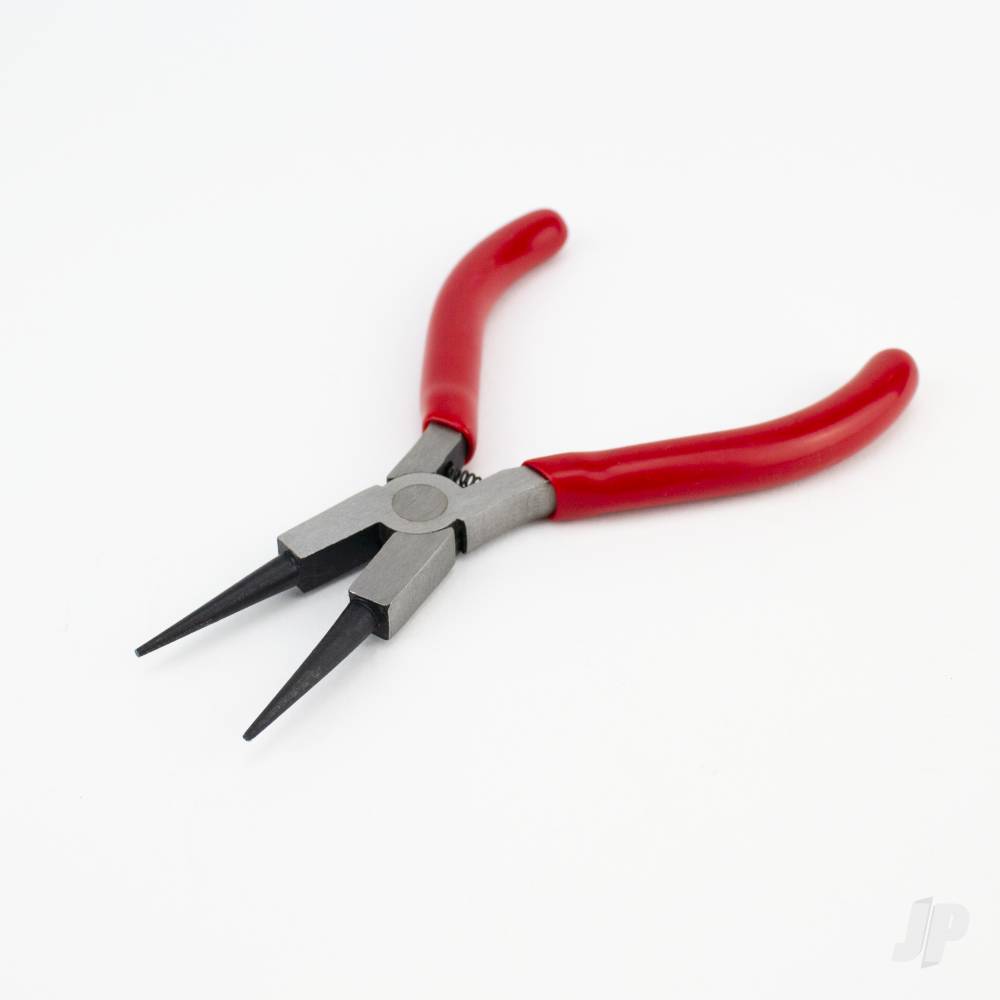 5in Spring Loaded Soft Grip Plier, Round Nose (Carded)-4