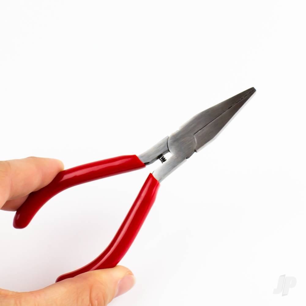 5in Spring Loaded Soft Grip Plier, Flat Nose (Carded)-5