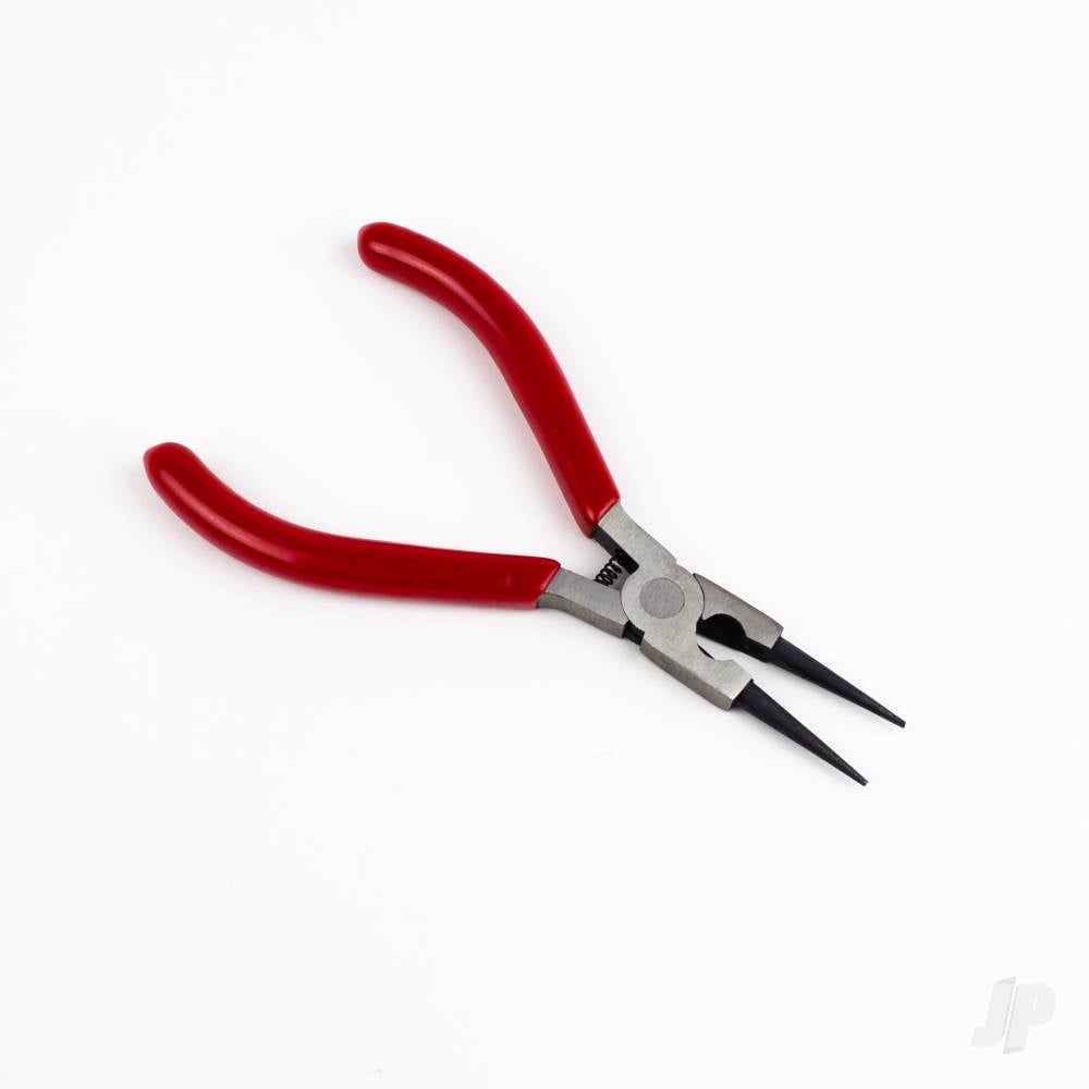 5in Spring Loaded Soft Grip Plier, Round Nose with Side Cutter (Carded)-6