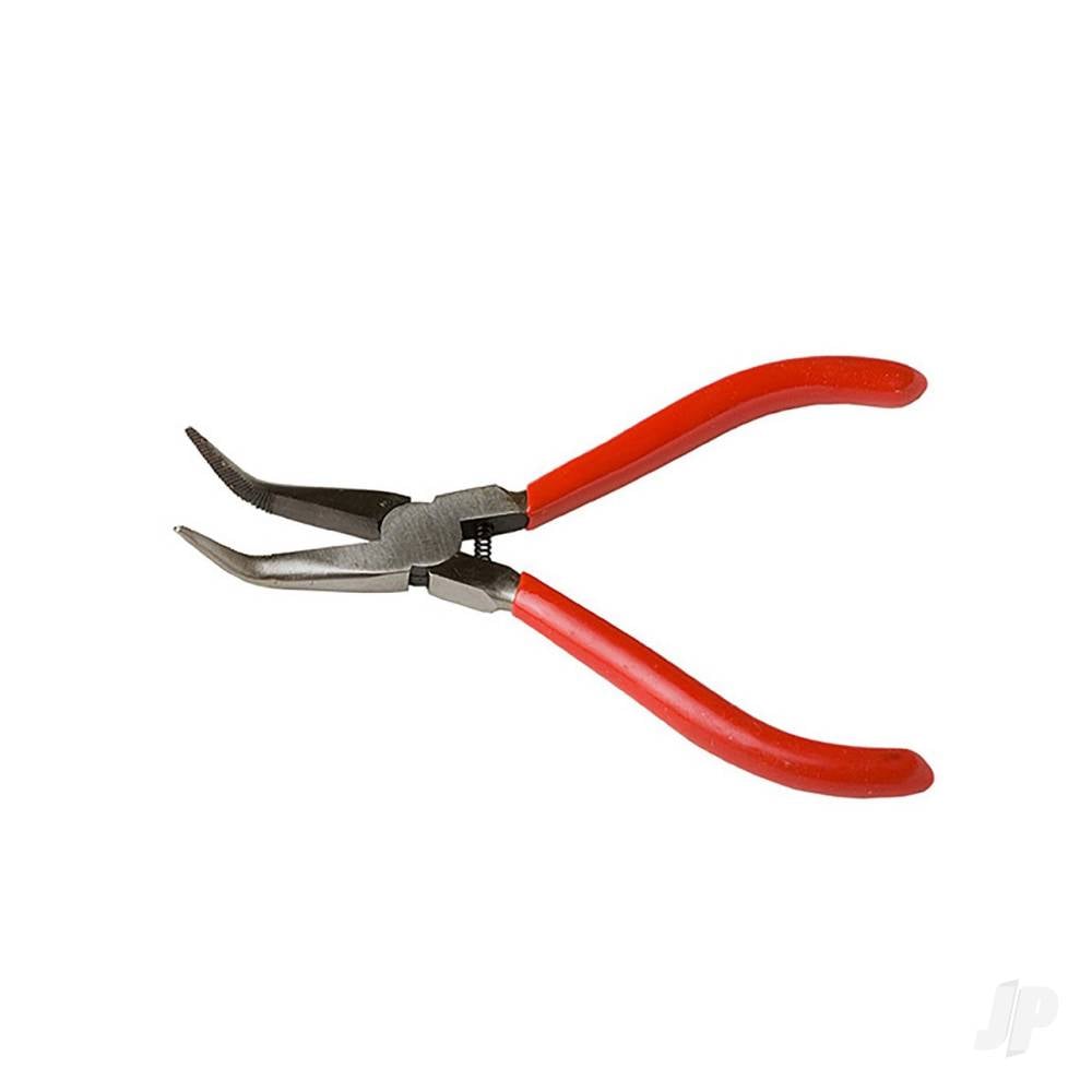5in Spring Loaded Soft Grip Plier, Bent Nose (Carded)