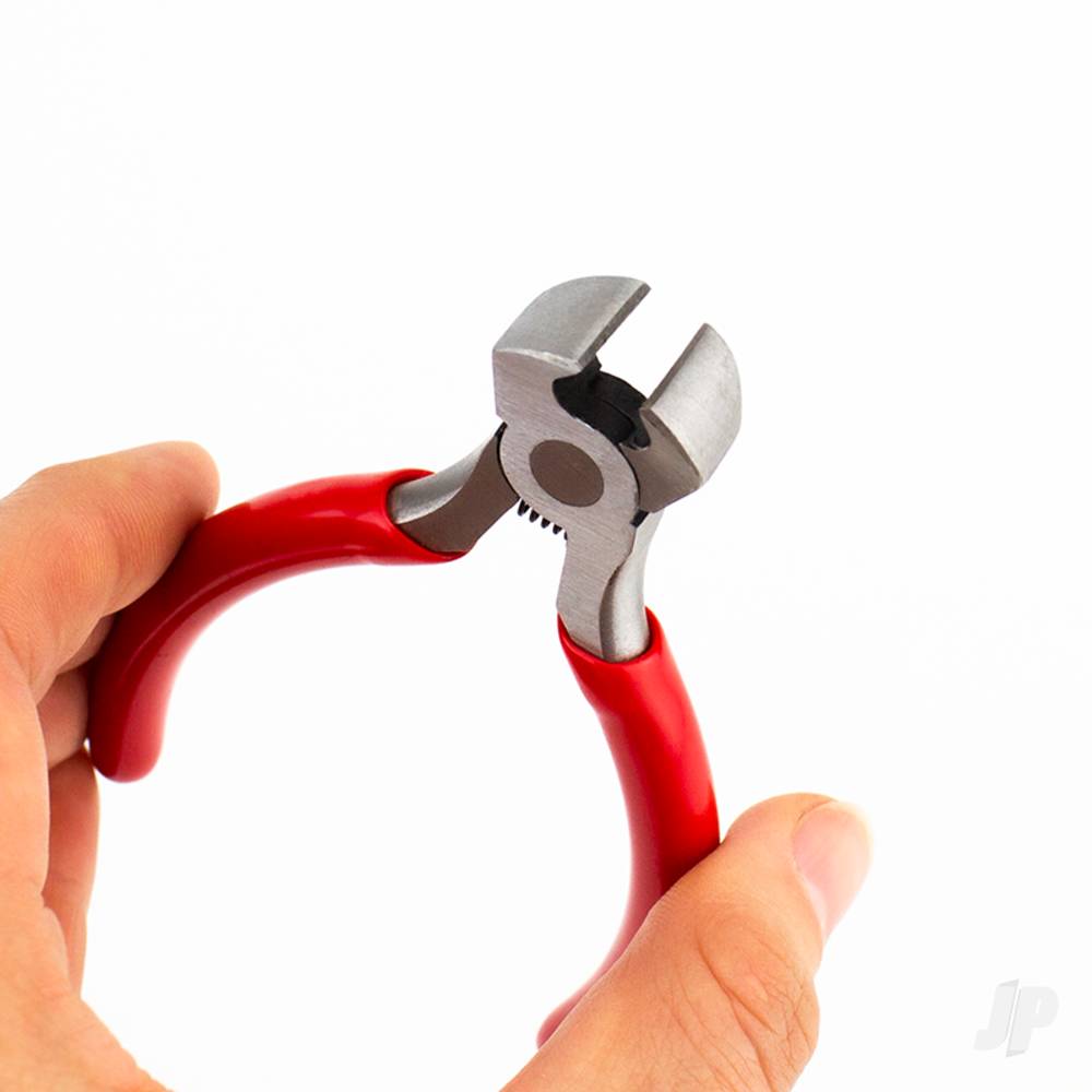5in Spring Loaded Soft Grip Plier, End Nipper (Carded)-3