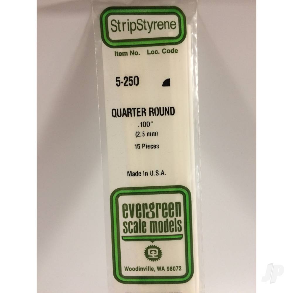 14in (35cm) Quarter Round Strip .100in (15 per pack)-2