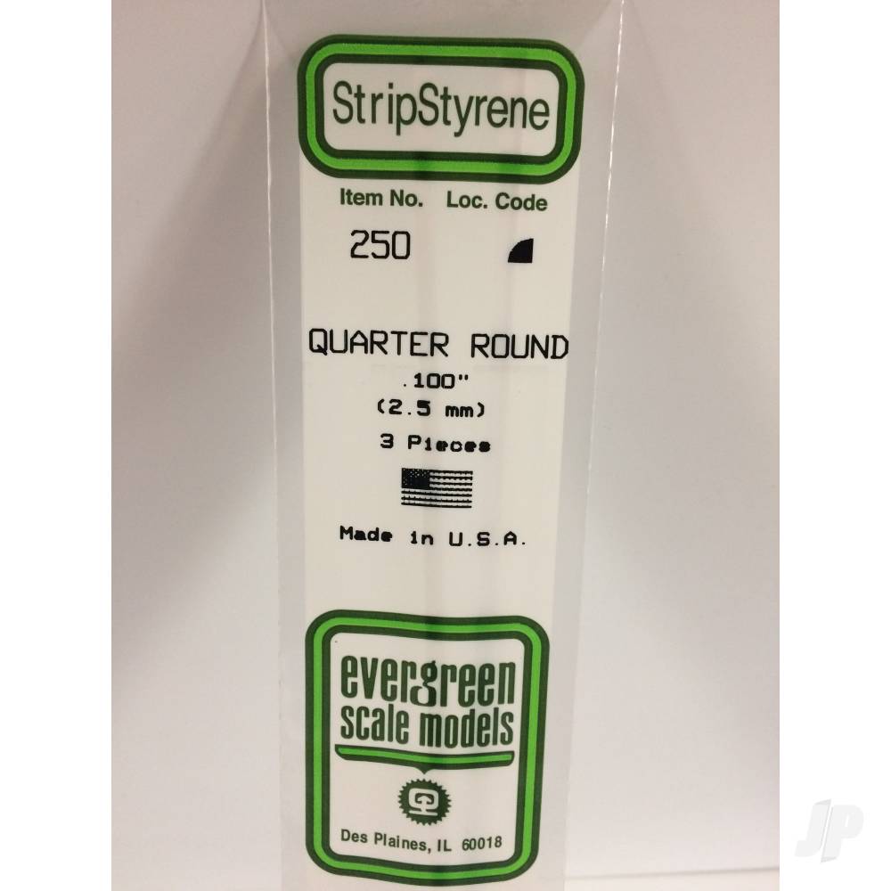 14in (35cm) Quarter Round Strip .100in (100 per pack)-2