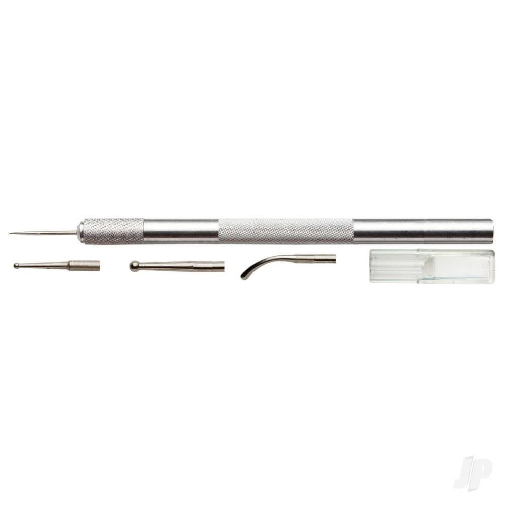 Burnishing Set with 4 Interchangeable Tips (Carded)
