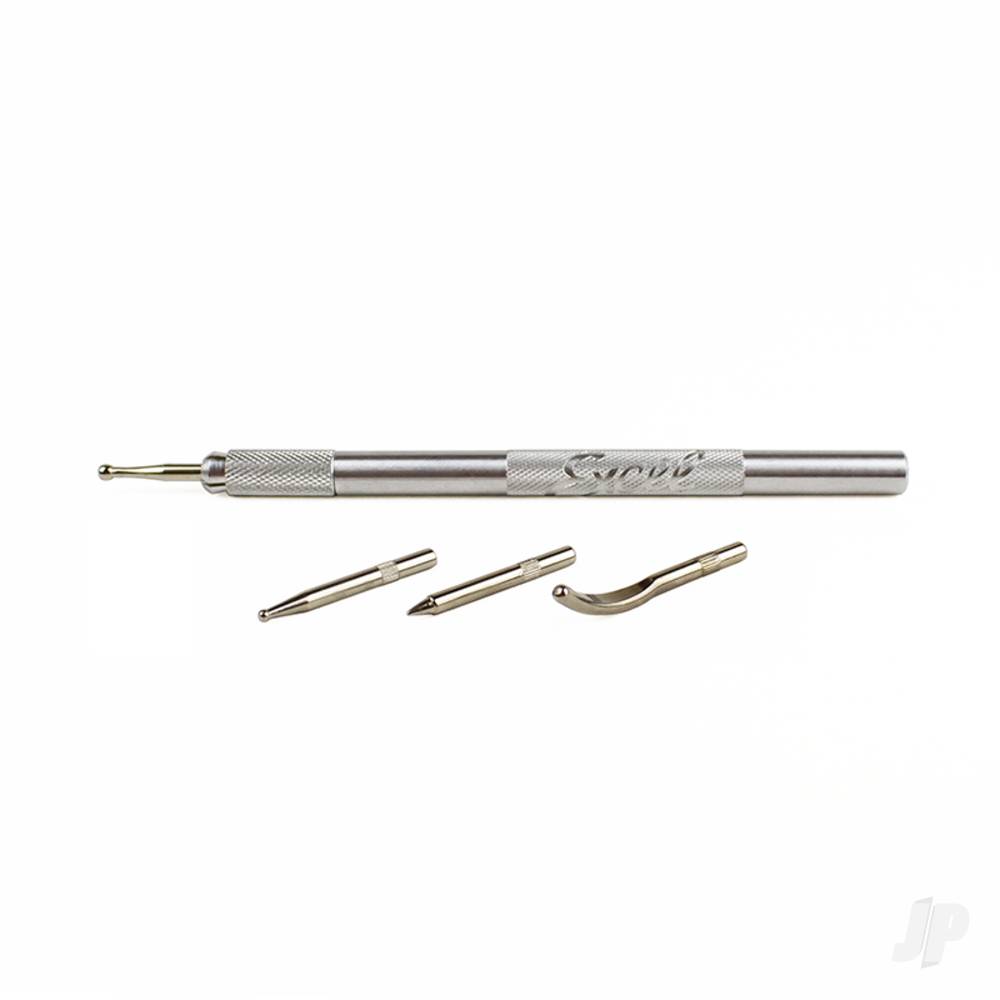 Burnishing Set with 4 Interchangeable Tips (Carded)-2