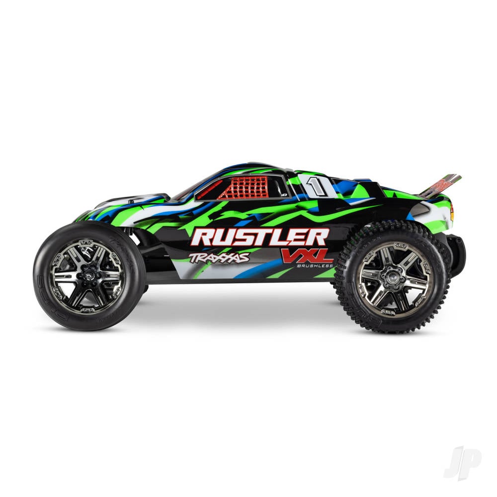 Green Rustler VXL 1:10 2WD RTR Brushless Electric Stadium Truck (+ TQi 2-ch, TSM, VXL-3s, Velineon 3500kV, Magnum 272R)-2