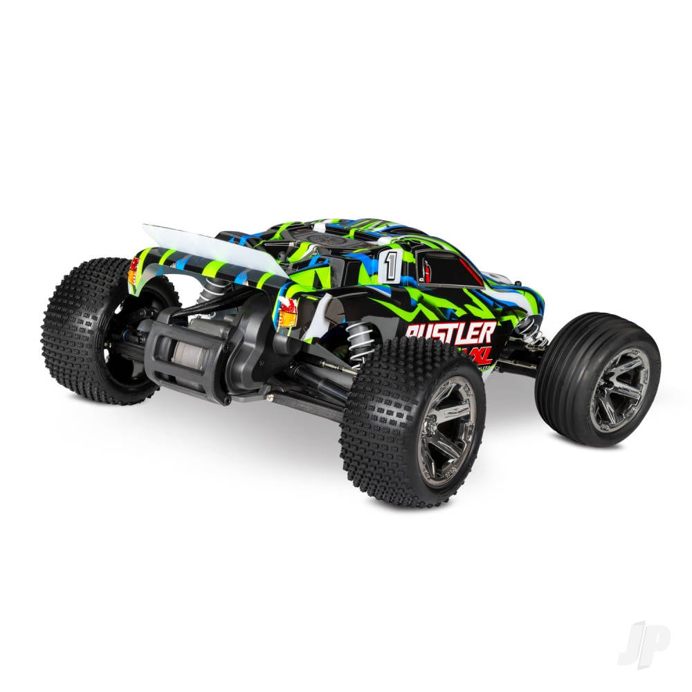 Green Rustler VXL 1:10 2WD RTR Brushless Electric Stadium Truck (+ TQi 2-ch, TSM, VXL-3s, Velineon 3500kV, Magnum 272R)-3