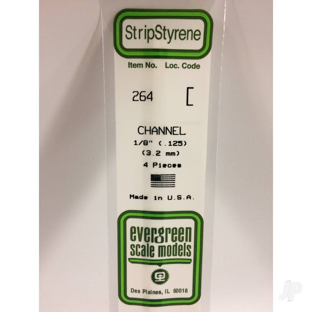 14in (35cm) C-Channel .125in (1/8in) (100 per pack)-2