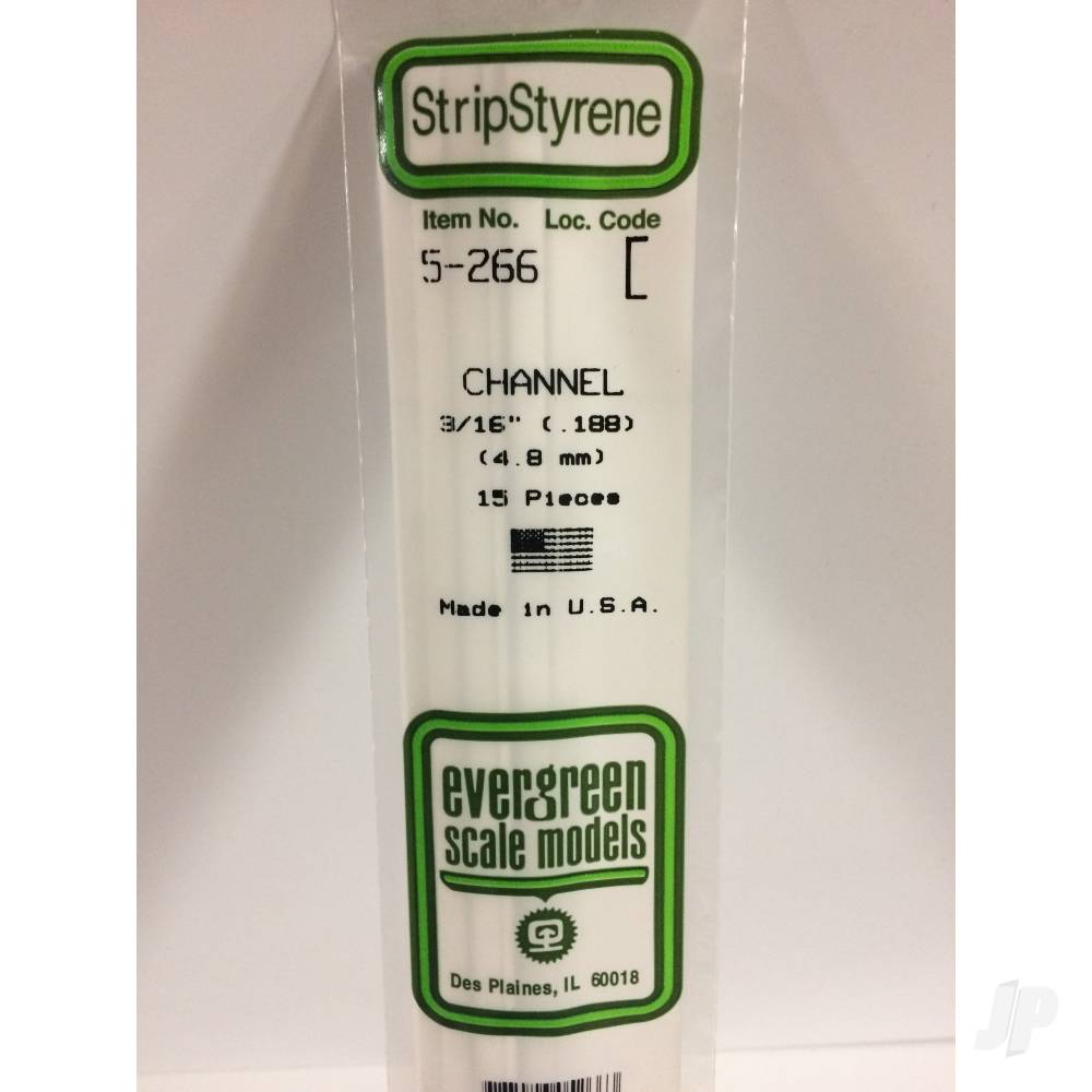 14in (35cm) C-Channel .188in (3/16in) (15 per pack)-2
