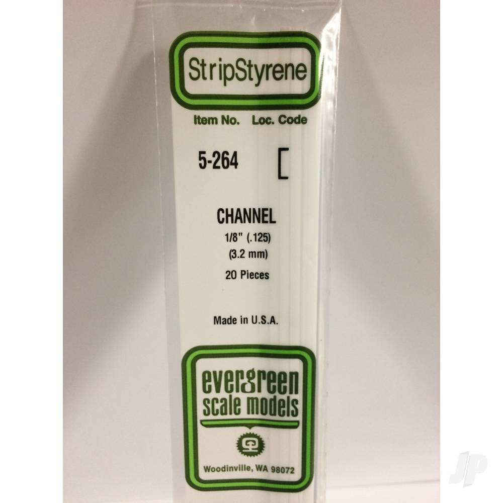 14in (35cm) C-Channel .125in (1/8in) (20 per pack)-2
