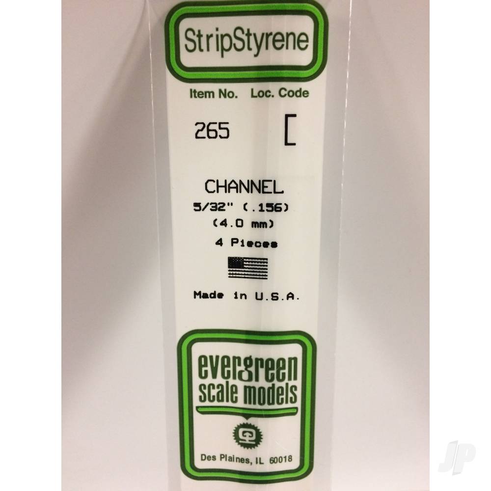 14in (35cm) C-Channel .156in (5/32in) (4 per pack)-2